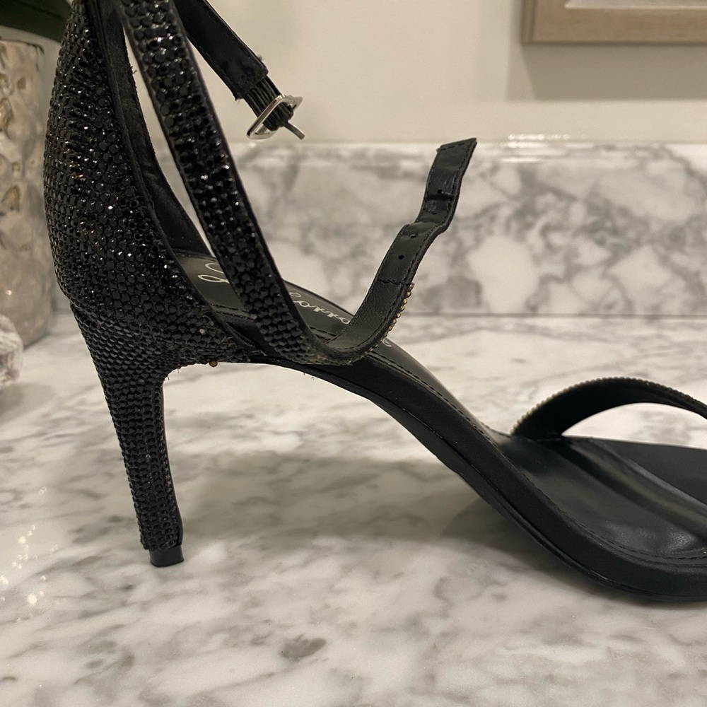 Black evening shoes